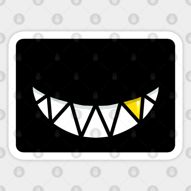 Grin 1.6 Sticker by CherryCloudsDesigns